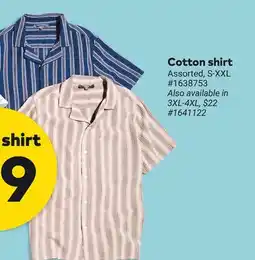 Giant Tiger Cotton shirt offer