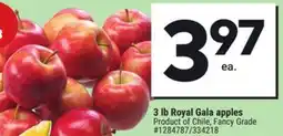 Giant Tiger 3 lb Royal Gala apples offer