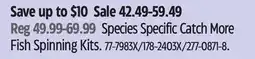 Canadian Tire Species Specific Catch More Fish Spinning Kits offer