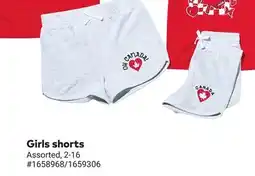 Giant Tiger Girls shorts offer