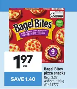 Giant Tiger Bagel Bites pizza snacks offer