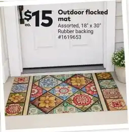 Giant Tiger Outdoor flocked mat offer