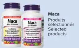 Jean Coutu WEBBER NATURALS Maca Selected products offer