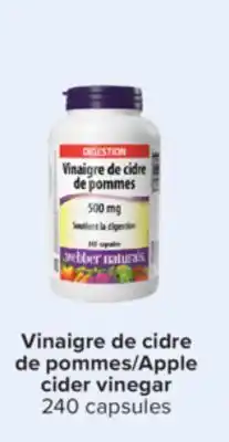 Jean Coutu Apple cider vinegar offer