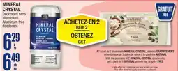 Jean Coutu MINERAL CRYSTAL Aluminum free deodorant offer