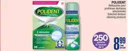 Jean Coutu POLIDENT Selected denture cleaning products offer