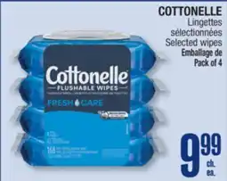Jean Coutu COTTONELLE Selected wipes offer