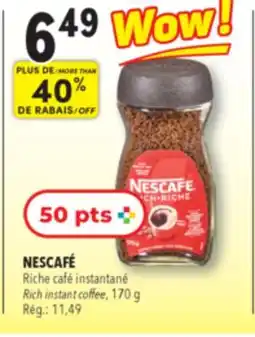 Familiprix NESCAFÉ Rich instant coffee offer