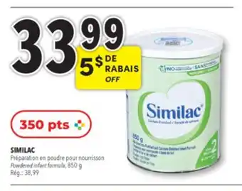 Familiprix Similac powder milk-based iron-fortified and calcium-enriched infant formula Step offer