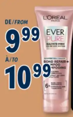 Familiprix L'Oréal Paris EverPure Color Care System bond strengthening shampoo offer