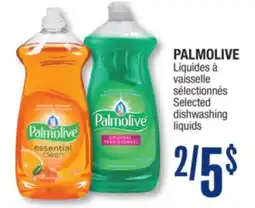 Jean Coutu PALMOLIVE Selected dishwashing liquids offer