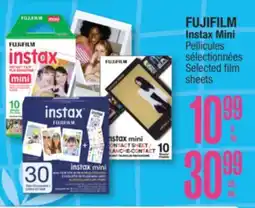 Jean Coutu FUJIFILM Instax Mini Selected film sheets offer