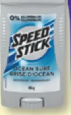 Familiprix Speed Stick deodorant 0% Aluminum Ocean Surf offer