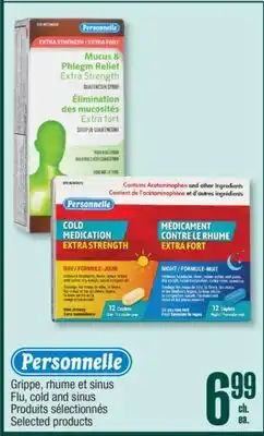 Jean Coutu Personnelle Cold, Flu and Sinus Products offer