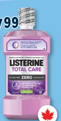 Familiprix Listerine Total Care Zero antiseptic mouthwash mild mint offer