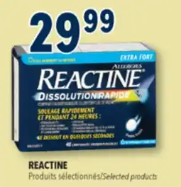 Familiprix REACTINE Selected products offer