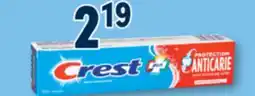 Familiprix Crest cavity protection toothpaste offer