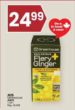 Rachelle-Bery Grocery GREENHOUSE JUICE offer