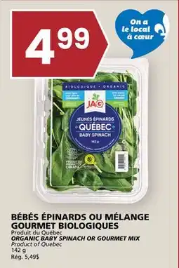 Rachelle-Bery Grocery ORGANIC BABY SPINACH OR GOURMET MIX offer