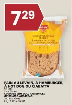 Rachelle-Bery Grocery SCHAR CIABATTA, HOT DOG, HAMBURGER OR SOURDOUGH BREAD offer