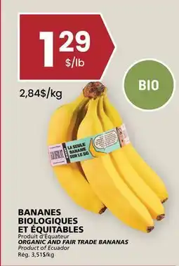 Rachelle-Bery Grocery ORGANIC AND FAIR TRADE BANANAS offer