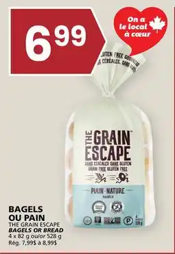 Rachelle-Bery Grocery THE GRAIN ESCAPE BAGELS OR BREAD offer