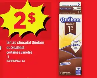 Maxi LAIT AU CHOCOLAT QUÉBON OU SEALTEST offer