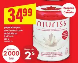 Maxi PRÉPARATION POUR NOURRISSONS À BASE DE LAIT NIURISS offer
