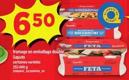 Maxi FROMAGE EN EMBALLAGE DOUBLE SAPUTO offer