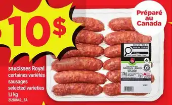 Maxi SAUCISSES ROYAL | sausages offer