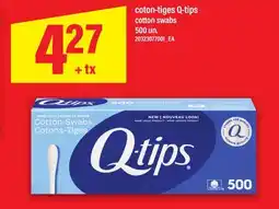 Maxi COTON-TIGES Q-TIPS | COTTON SWABS, 500 UN offer