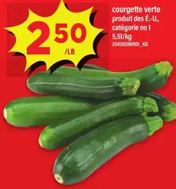 Maxi COURGETTE VERTE offer