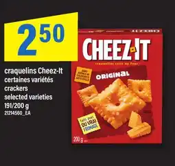 Maxi CRAQUELINS CHEEZ-IT | CRACKERS, 191/200 G offer