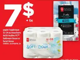 Maxi PAPIER HYGIÉNIQUE 12-24 OU MOUCHOIRS 6X126 FEUILLES PC | BATHROOM TISSUE OR FACIAL TISSUE offer