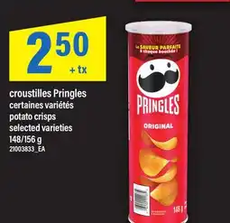 Maxi CROUSTILLES PRINGLES | POTATO CRISPS, 148/156 G offer