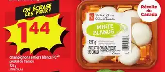 Maxi CHAMPIGNONS ENTIERS BLANCS PC offer