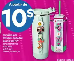 Maxi BOUTEILLES AVEC BRELOQUES MA SOIF OU MA MINI SOIF PC offer
