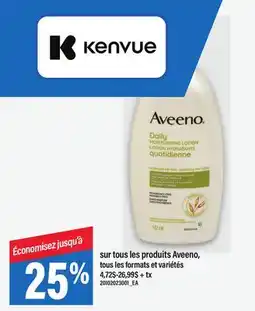 Maxi SUR TOUS LES PRODUITS AVEENO offer