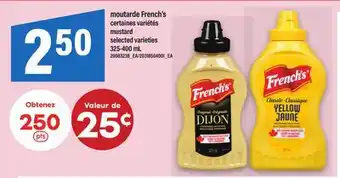 Maxi MOUTARDE FRENCH'S | MUSTARD offer