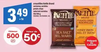 Maxi CROUSTILLES KETTLE BRAND | POTATO CHIPS, 156/198 G offer
