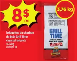 Maxi BRIQUETTES DE CHARBON DE BOIS GRILL TIME | CHARCOAL BRIQUETS offer