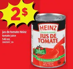 Maxi JUS DE TOMATE HEINZ | TOMATO JUICE offer