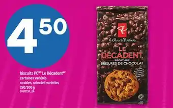 Maxi BISCUITS PC LE DÉCADENT | COOKIES, 280/300 G offer