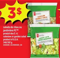 Maxi SALADE DE CHOU OU JARDINIÈRE PC | COLESLAW OR GARDEN SALAD, 340/397 G offer