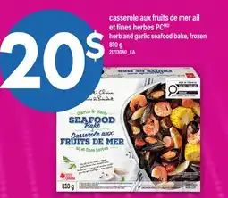 Maxi CASSEROLE AUX FRUITS DE MER AIL ET FINES HERBES PC | HERB AND GARLIC SEAFOOD BAKE offer
