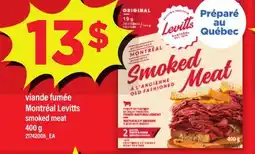 Maxi VIANDE FUMÉE MONTRÉAL LEVITTS | SMOKED MEAT offer