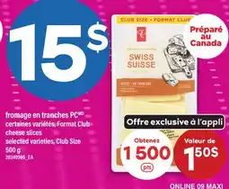 Maxi FROMAGE EN TRANCHES PC | CHEESE SLICES offer