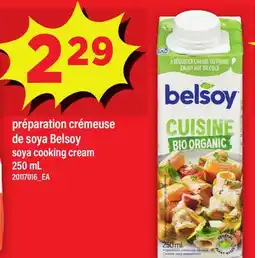 Maxi PRÉPARATION CRÉMEUSE DE SOYA BELSOY | SOYA COOKING CREAM offer