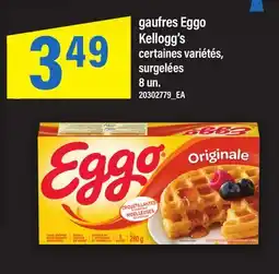 Maxi GAUFRES EGGO KELLOGG'S, 8 UN offer