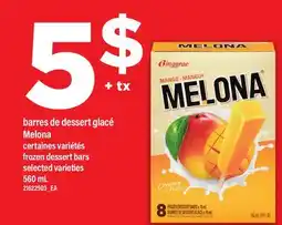 Maxi BARRES DE DESSERT GLACÉ MELONA | FROZEN DESSERT BARS offer